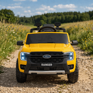 Samochodzik elektryczny Ford Ranger LIFT,  Pickup - Autko dla dzieci, żółty