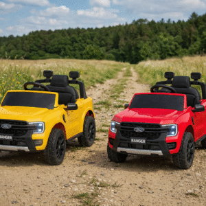 Samochodzik elektryczny Ford Ranger LIFT,  Pickup - Autko dla dzieci, czerwony